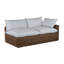Montecito 75.25" Wide Outdoor Wicker Left Hand Facing Loveseat with Cushions-1950847889-1977778215-1977792779