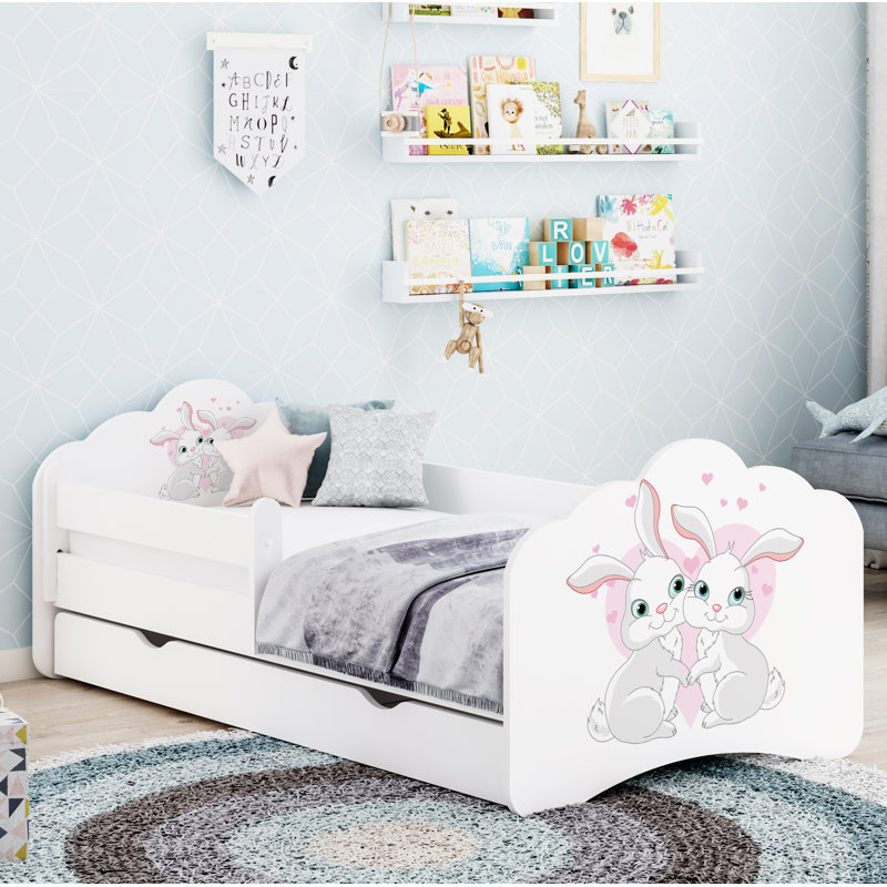 Courtois Cabin Bed Themed Beds, White, 56.5 x 70 x 140cm
