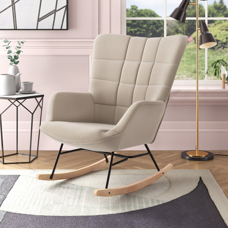 Adamo Rocking Chair, Beige