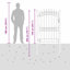 104 cm W Steel Gate Fencing-121122352