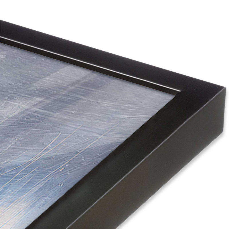 «Blue Blooms Rising I», impression, H 15,25 po x l 12,25 po, Zinc patiné