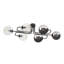 Cadesia Glass Semi Flush Mount-377327187