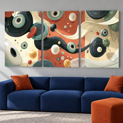 3 Pieces Exculisive Coastal Sunset Large Wall Art Modern Decor with Pastel Hues, Modern Canvas Decor for Living Room, Bedroom, Office and Home