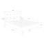 Grand lit plateforme tapissier Gravity