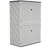Rust Proof And White Plastic Spacious Garden Storage With Adjustable Partitions For Efficient Item Organization Simple Setup Diverse Applications Multiple Purposes