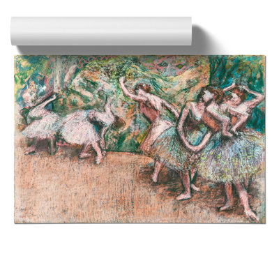 Ballet Scene by Edgar Degas - No Frame Painting