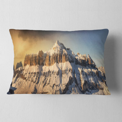 Landscape Reversible Throw Pillow