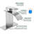 KEBOO Waterfall Bathroom Single-Hole Bathroom Faucet-104805768