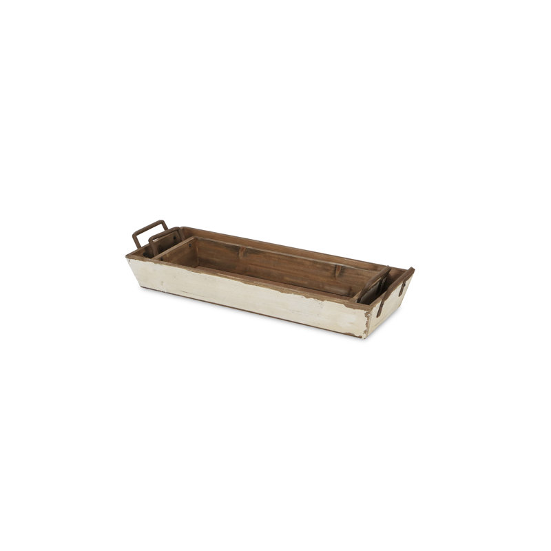 Ensemble de casiers en bois 2 pièces