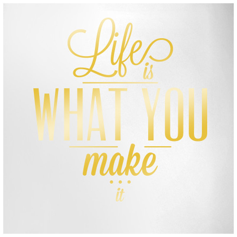 Wall Decal, Shiny Gold