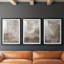 Fresco Collage I - Impression sur mesure encadrée de qualité supérieure - 3 pièces-726766520-726766521