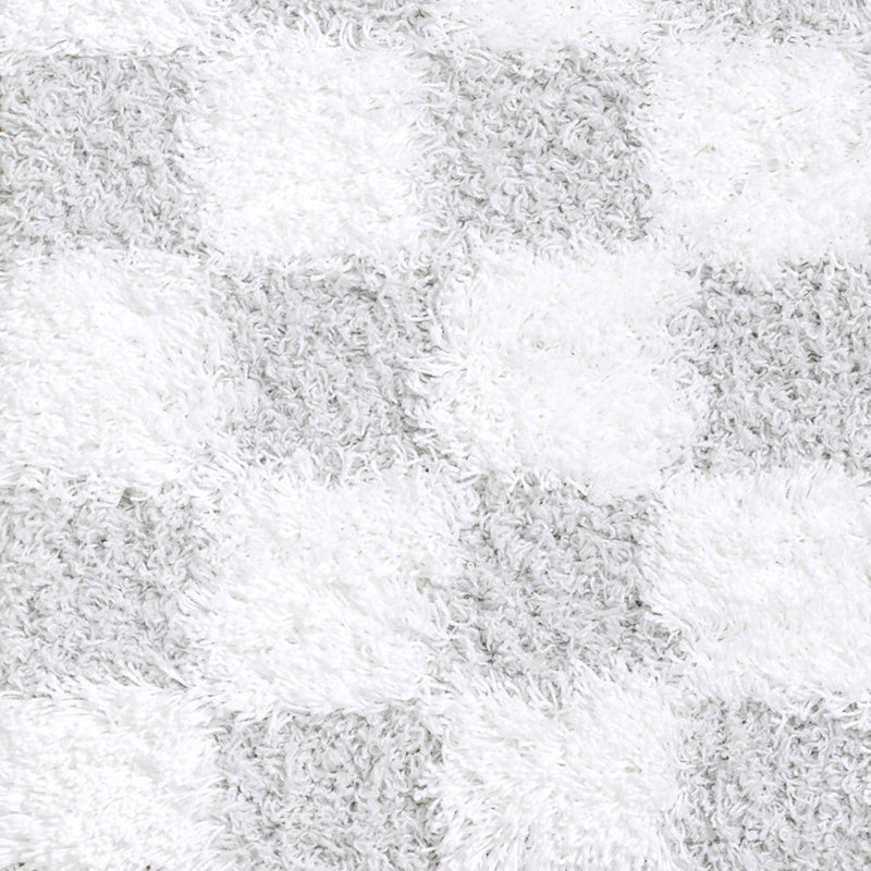 Theia Checkered High-Pile Rug, Rectangle 160 x 220 cm