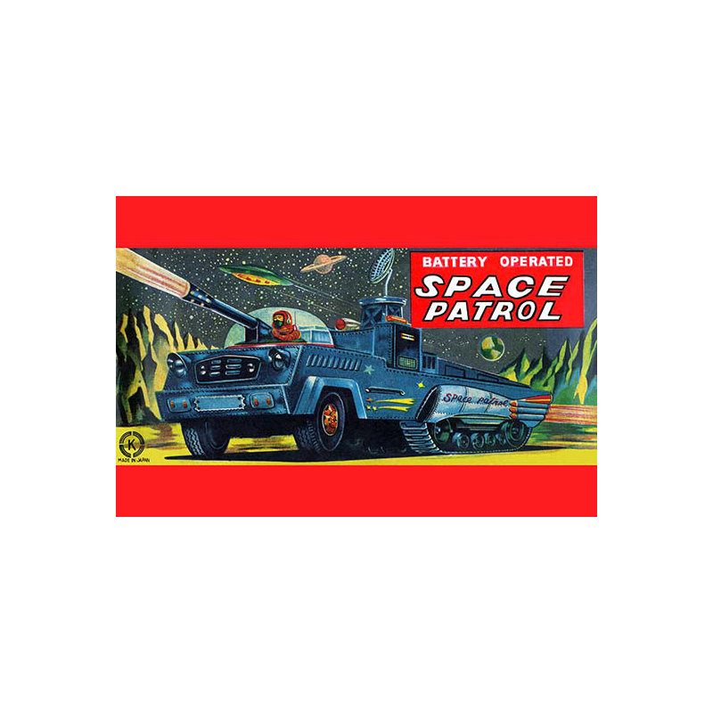 " Space Patrol ", 20" H x 30" W