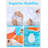 Inflatable Pool Float Set Volleyball Net & Basketball Hoops, Orange-97843304