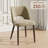 Modern Upholstered Dining Chair Side Chair with Wooden Legs-754475154