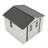 Outdoor Storage Shed, 8X8  Protective Film, Four Daylight Windows Lockable Doors,A Practical And Thoughtful Gift-123924685-123924684