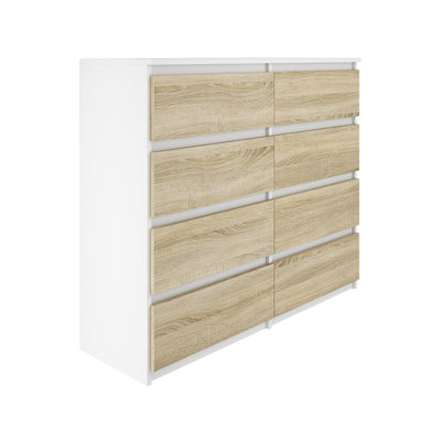 120 cm W Chest of 8 Drawers