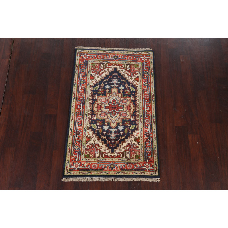Tapis oriental géométrique en laine 3x5