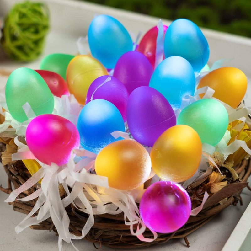 Décorations de Pâques Décorations pour œufs de Pâques 10 pi 30 lumières à DEL avec piles avec télécommande