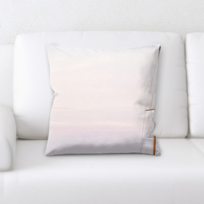 Leonardo Microsuede Reversible Throw Pillow