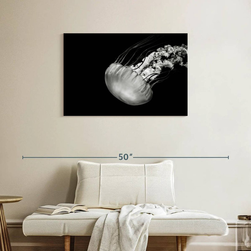 Brampt Underwater Jellyfish, 24" H x 36" W