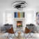 Hagensee 24" DIY Shade Reversible Ceiling Fan with Dimmable LED Light and Remote