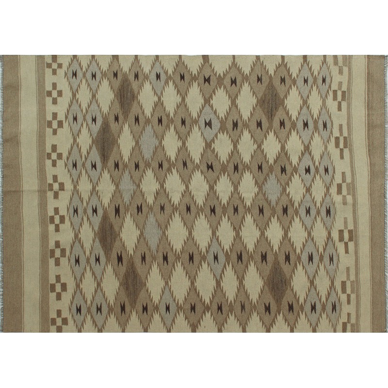 Benge Wool Geometric Indoor Rug