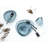 CLOUDY 10 Piece Porcelain China Dinnerware Set - Service for 2-71007927