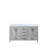 Distressed Grey Double Bath Vanity 60 In. W X 22 In. D, With Cultured Marble Top-117978772