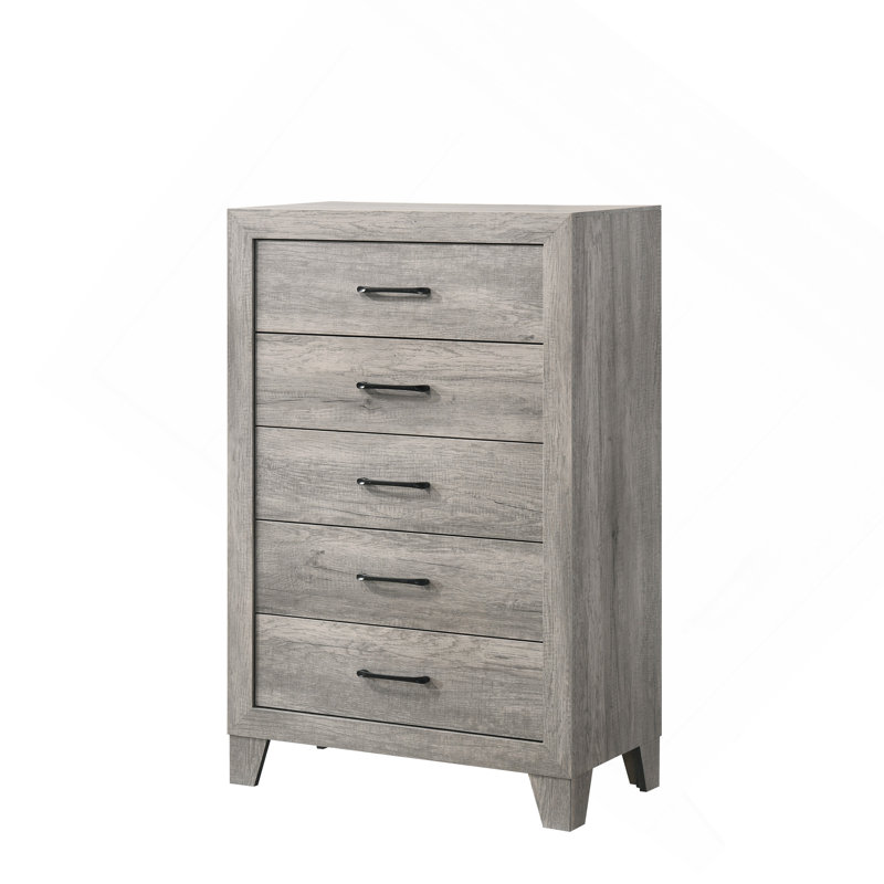 Armoire de chevet contemporaine à 5 tiroirs 1Pc