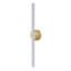Kilter Wall Light 500Mm Length 2700K Solid Brass