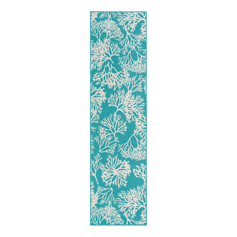 Tapis d'extérieur intérieur / extérieur Coastal, Tapis de couloir 2 pi 7 po x 10 pi