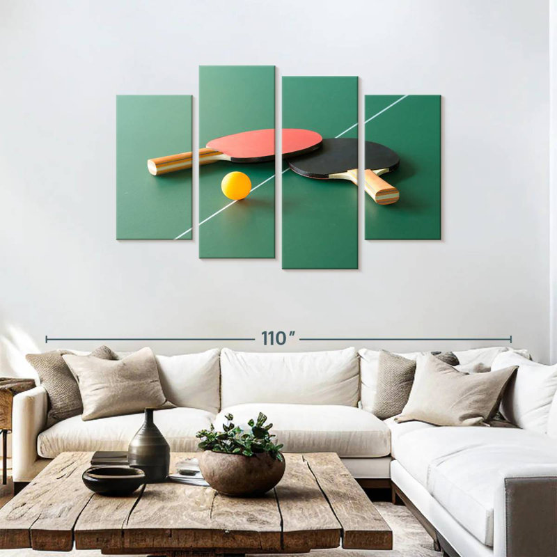 Sireci Pingpong Gear Set, 48" H x 75" W