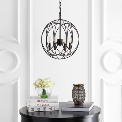 Iredell 4 - Light Oil Rubbed Bronze Unique/Statement Pendant