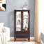 Armoire vitrée avec porte vitrée et porte vitrée-1976276803