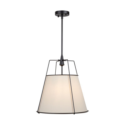 Pullman - Pendant - 3-Light - Black