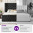 Deep Tufted Headboard Upholstered Wingback Bed-1104464853-1077938632