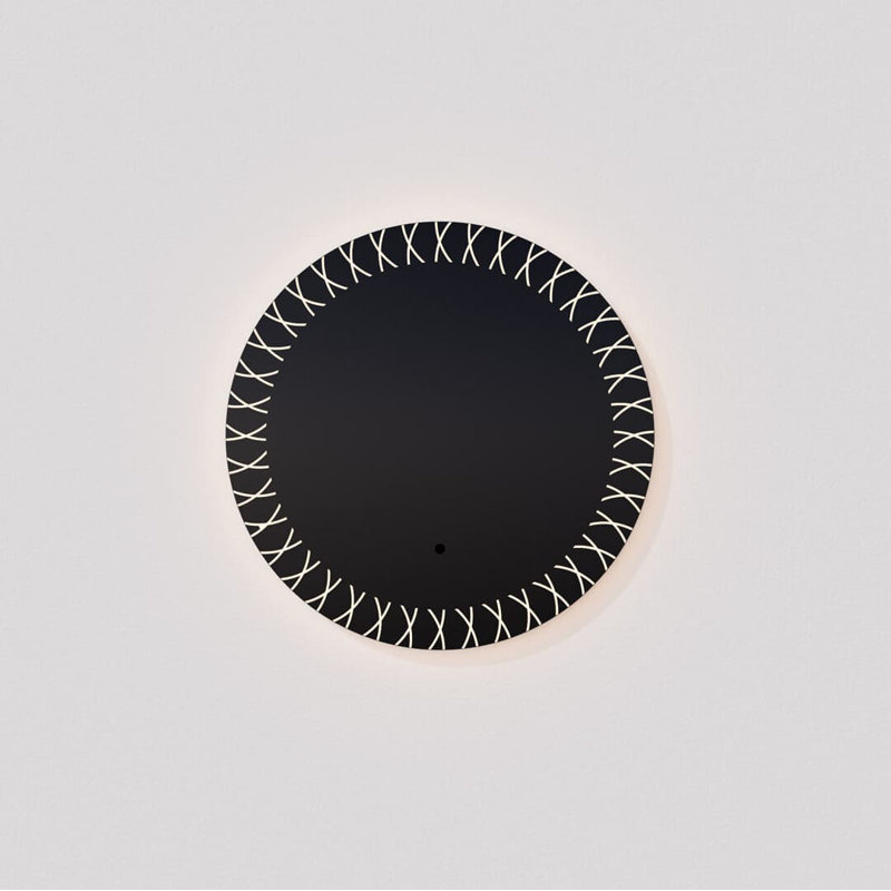 Round Frameless LED Bathroom Mirror with Defogger