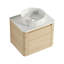 Meuble-lavabo mural 24 po avec lavabo d'art en céramique et porte à fermeture en douceur 24 po-121938585