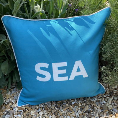Azevedo Sea Indoor / Outdoor Square Throw Cushion