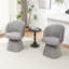 Chaise rembourrée pivotante en velours Dantzler-1966709620