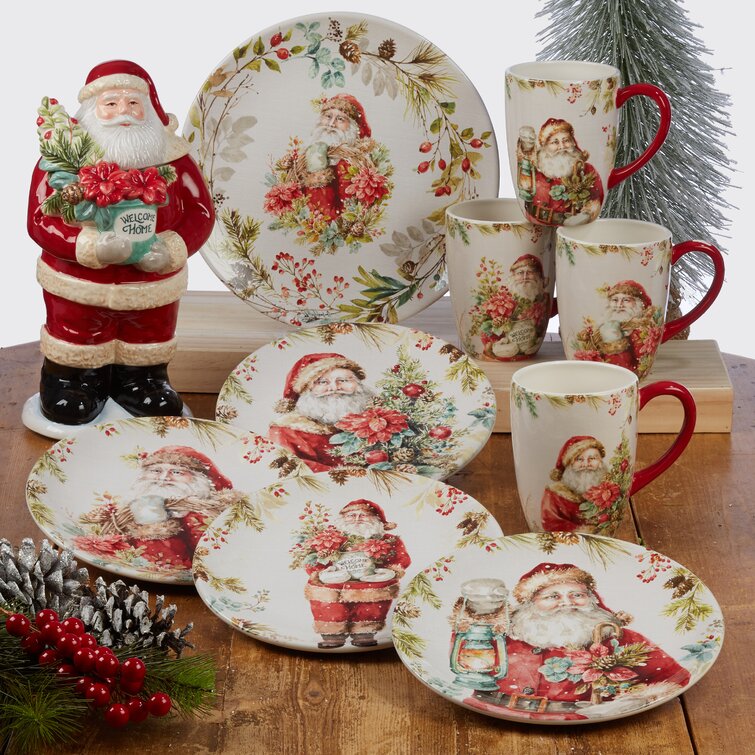 Star Christmas Mug Set, Christmas Dinnerware