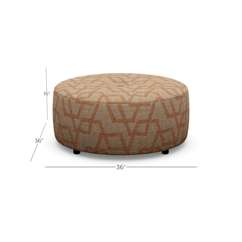 Pouf Round Ottoman, Luscious 414203