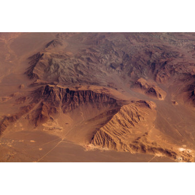 Mountains in the Desert 1 Piece Wrapped Canvas Wall Art