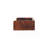 Solid Wood Belmont Wall-Mounted Console, 1 Drawer, 1 Shelf, Brown