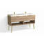Modo 60" W Freestanding Double Bathroom Vanity with Dawson Leg-824200130-824200132-824200136