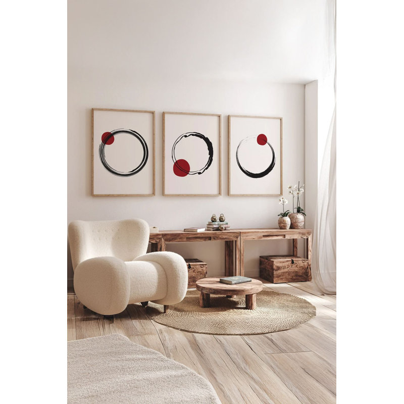 Ensemble de 3 panneaux décoratifs élégants en bois aggloméré, 27,6 po x 39,4 po | Cadre 100% bois massif (épaisseur: 0,8 pouce) | Impression numérique vibrante, parfaite pour la décoration de salon et de bureau, design élégant et moderne