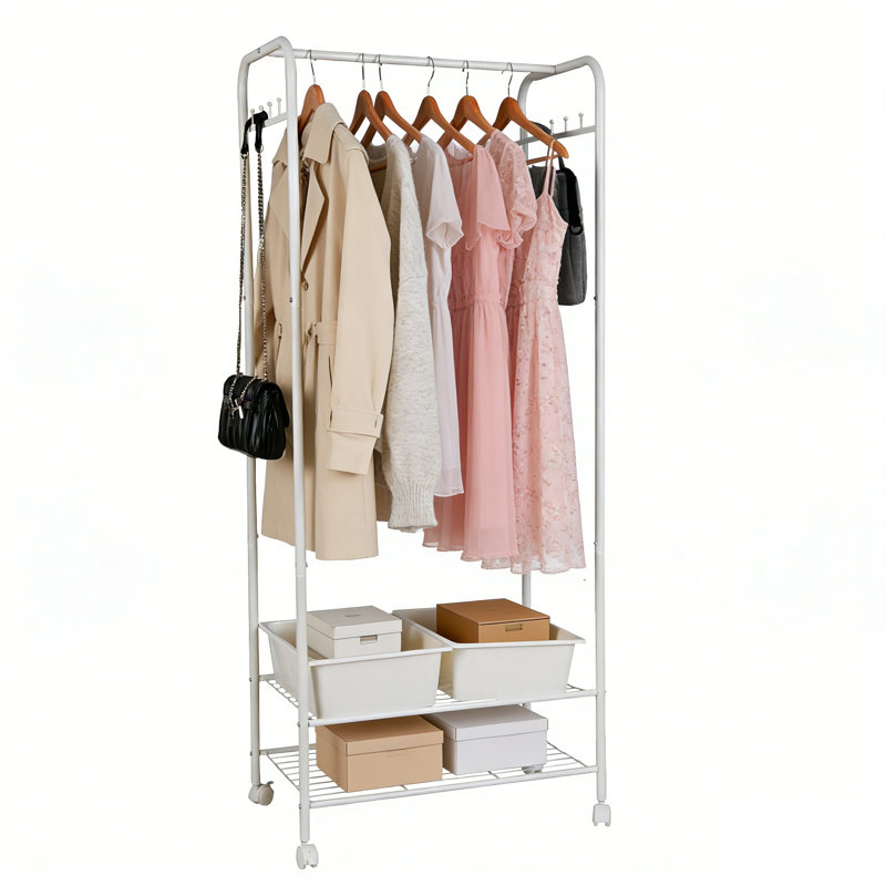 Rangeworthy 70cm Rolling Clothing Rack