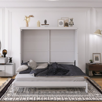 Wood Frame Full Size Murphy Bed