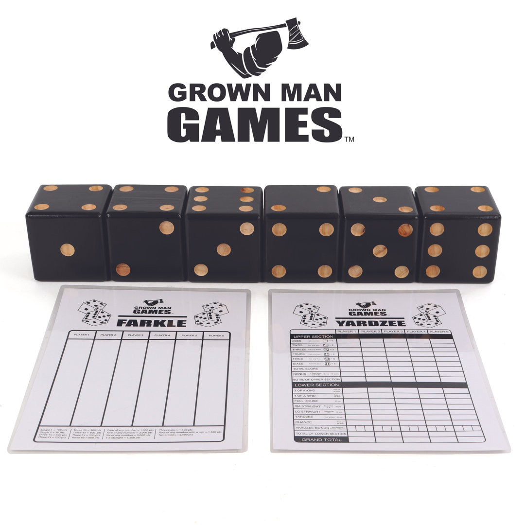 Grown Man Games Giant Games with Carrying Case Grown Man Games
